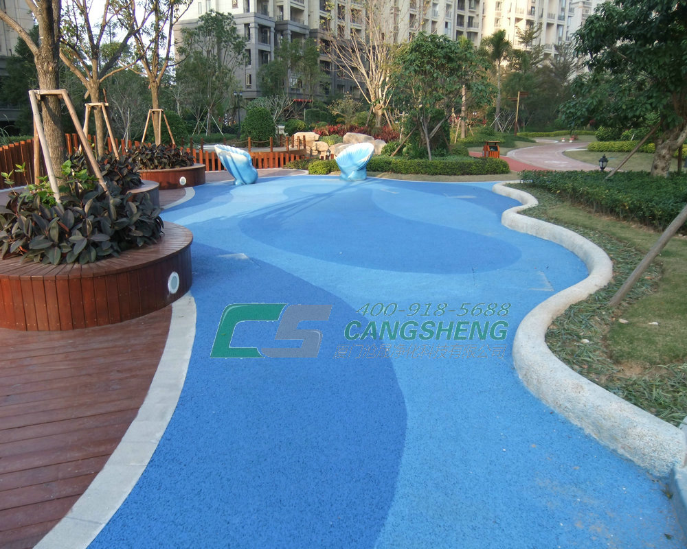 彩色透水地坪 彩色透水地坪