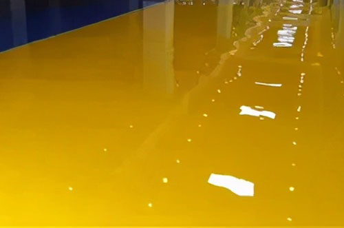 防水聚氨酯地坪出現地坪表面結皮、粗糙的原因